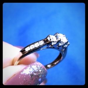 14kt White Gold Diamond Ring